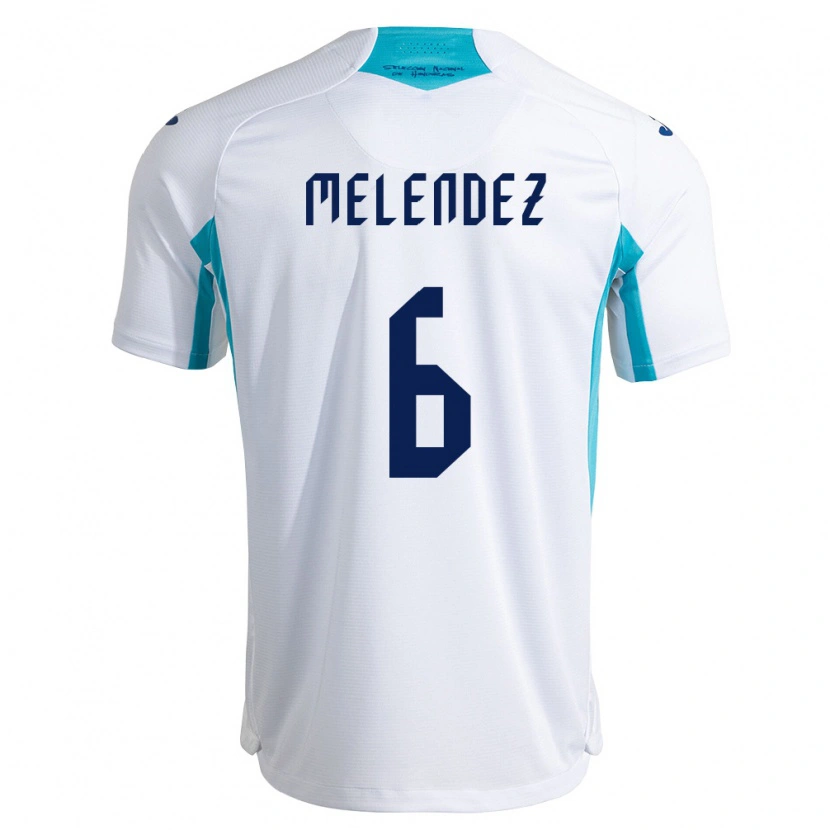 Danxen Niño Camiseta Honduras Cristopher Meléndez #6 Blanco Azul Azul Cielo 1ª Equipación 26-28 La Camisa México