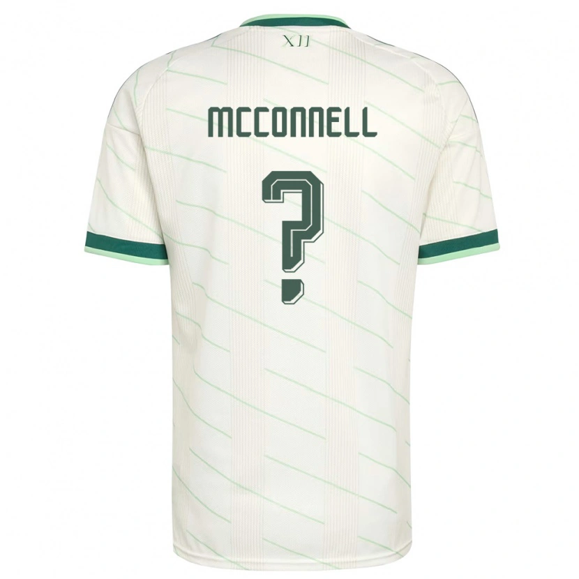 Danxen Niño Camiseta Irlanda Del Norte Charlie Mcconnell #0 Blanco Verde 2ª Equipación 26-28 La Camisa México
