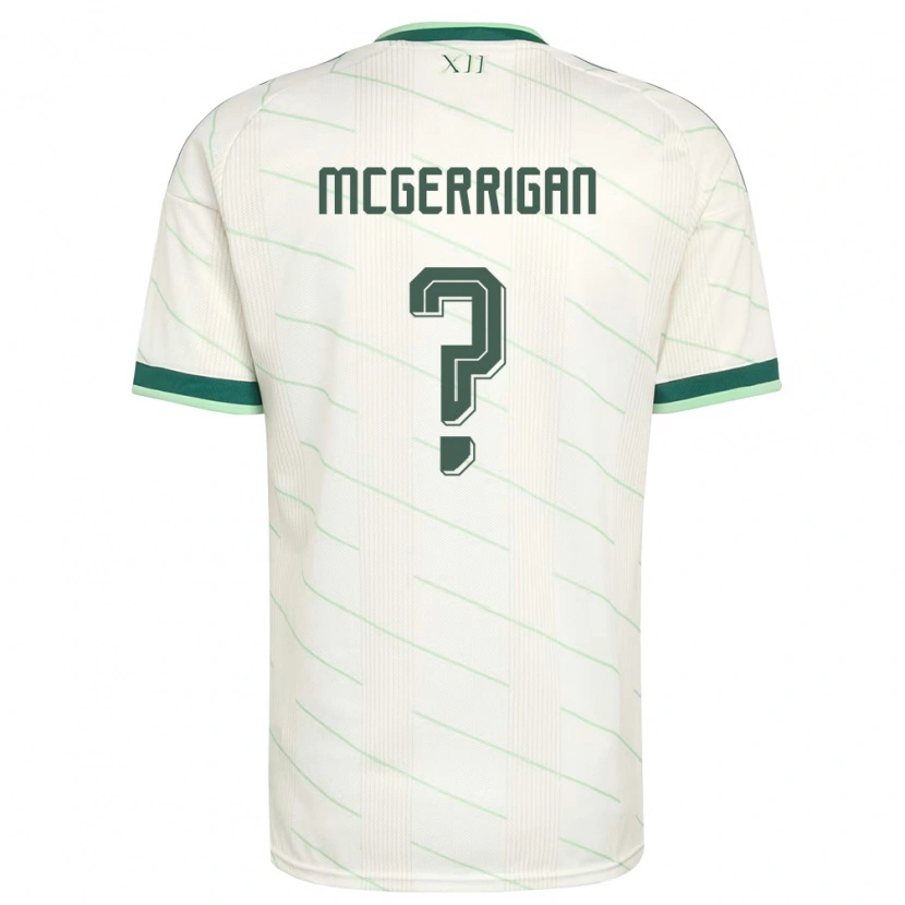 Danxen Niño Camiseta Irlanda Del Norte Luke Mcgerrigan #0 Blanco Verde 2ª Equipación 26-28 La Camisa México
