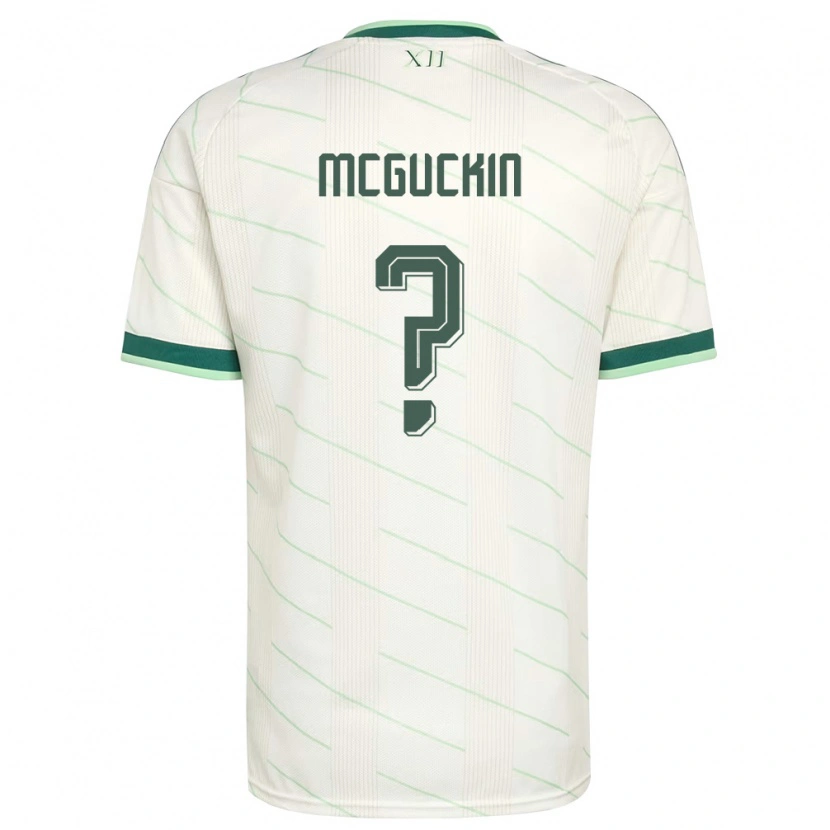 Danxen Niño Camiseta Irlanda Del Norte Ciaran Mcguckin #0 Blanco Verde 2ª Equipación 26-28 La Camisa México