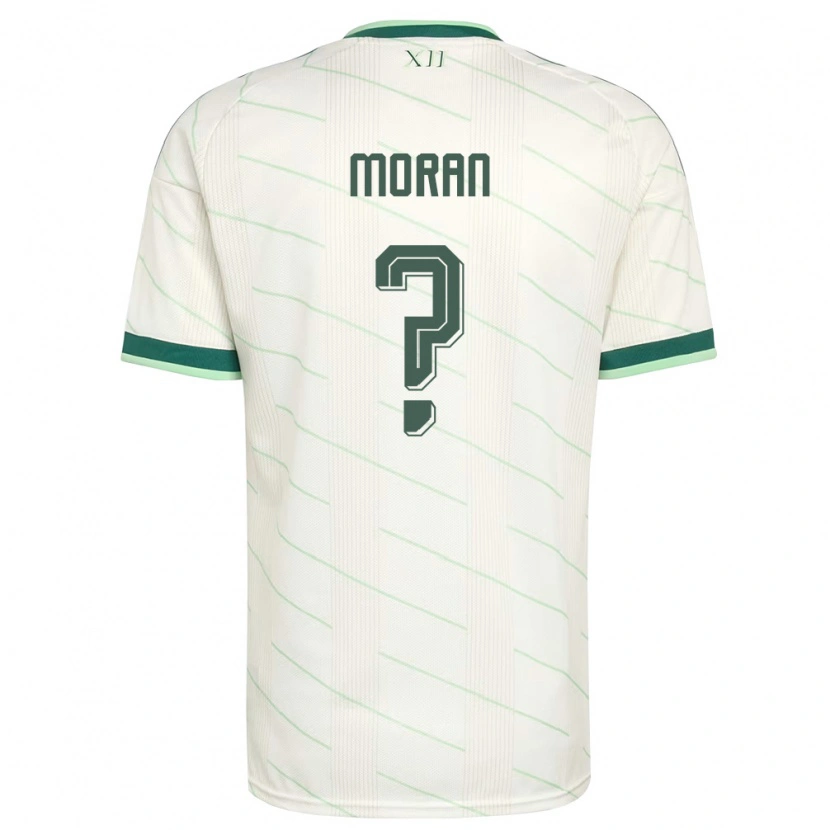 Danxen Niño Camiseta Irlanda Del Norte Harry Moran #0 Blanco Verde 2ª Equipación 26-28 La Camisa México