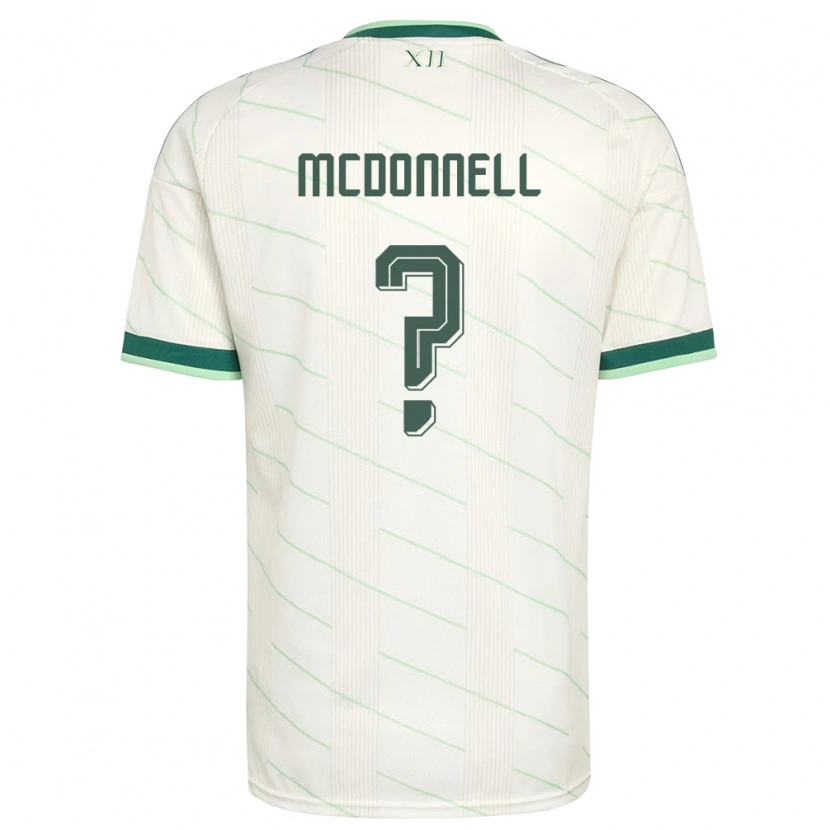 Danxen Niño Camiseta Irlanda Del Norte Noah Mcdonnell #0 Blanco Verde 2ª Equipación 26-28 La Camisa México