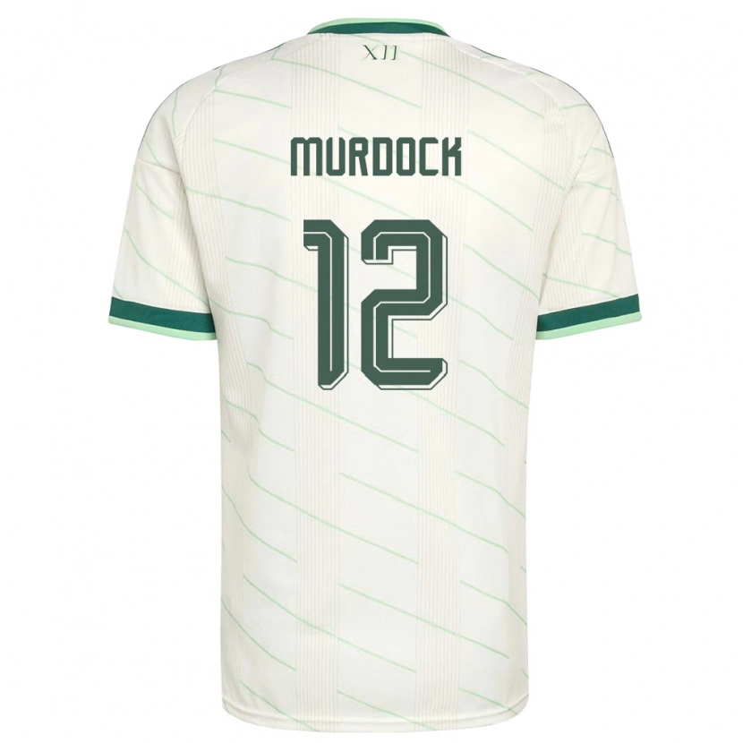 Danxen Niño Camiseta Irlanda Del Norte Will Murdock #12 Blanco Verde 2ª Equipación 26-28 La Camisa México