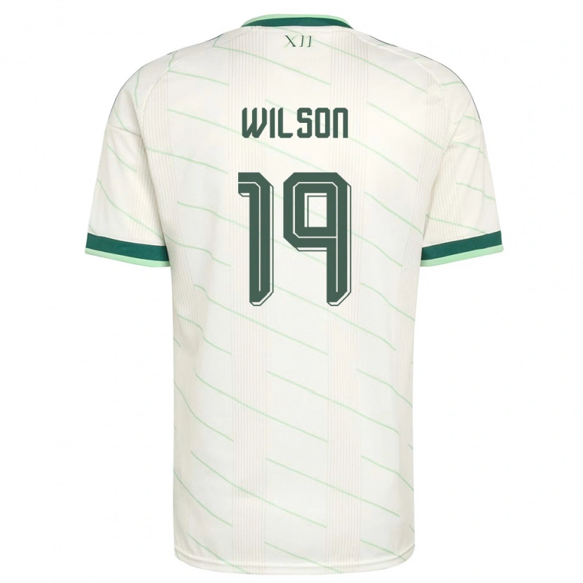 Danxen Niño Camiseta Irlanda Del Norte Emily Wilson #19 Blanco Verde 2ª Equipación 26-28 La Camisa México