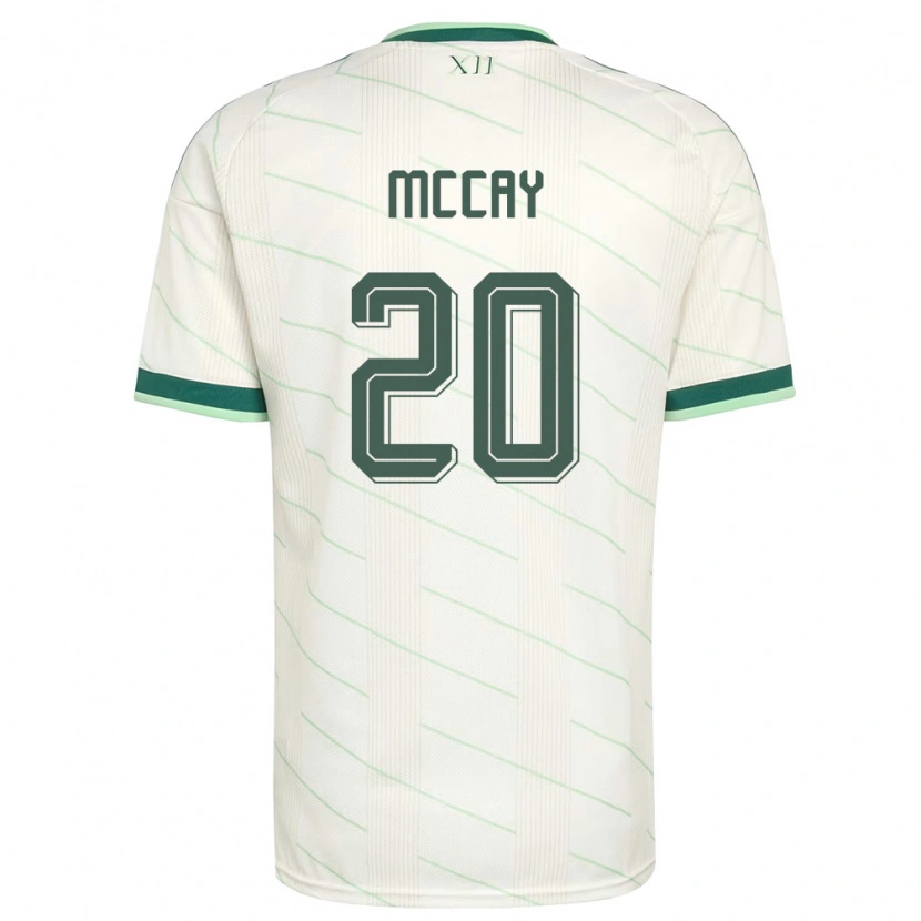 Danxen Niño Camiseta Irlanda Del Norte Callum Mccay #20 Blanco Verde 2ª Equipación 26-28 La Camisa México