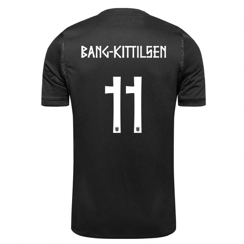 Danxen Niño Camiseta Noruega Bork Bang-Kittilsen #11 Negro 2ª Equipación 26-28 La Camisa México