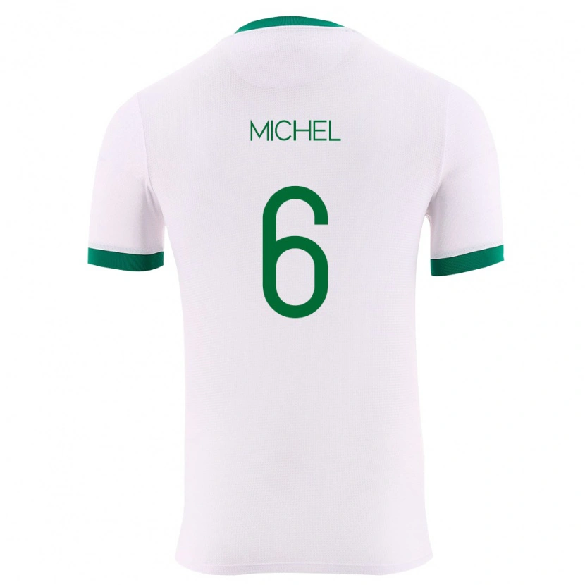 Danxen Niño Camiseta Bolivia Jhosep Michel #6 Blanco Verde Rojo 2ª Equipación 26-28 La Camisa México