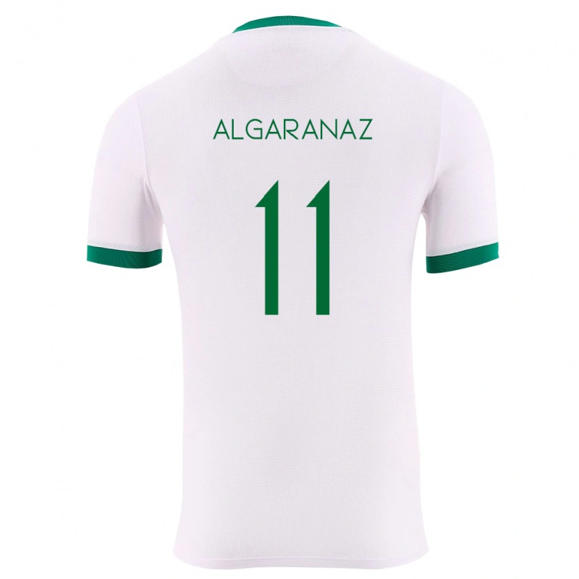 Danxen Niño Camiseta Bolivia Carmelo Algarañaz #11 Blanco Verde Rojo 2ª Equipación 26-28 La Camisa México