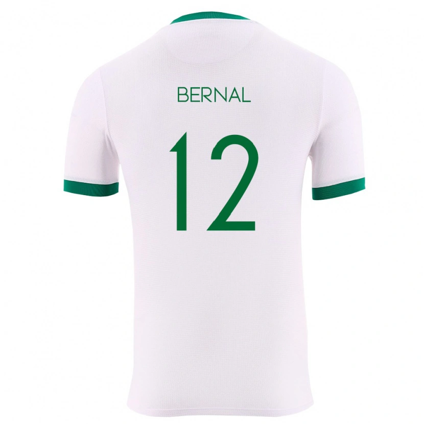 Danxen Niño Camiseta Bolivia Joel Bernal #12 Blanco Verde Rojo 2ª Equipación 26-28 La Camisa México