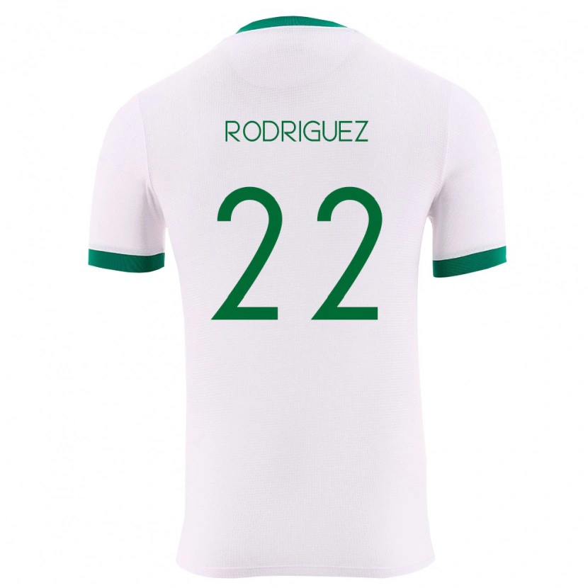 Danxen Niño Camiseta Bolivia Carlitos Rodriguez #22 Blanco Verde Rojo 2ª Equipación 26-28 La Camisa México