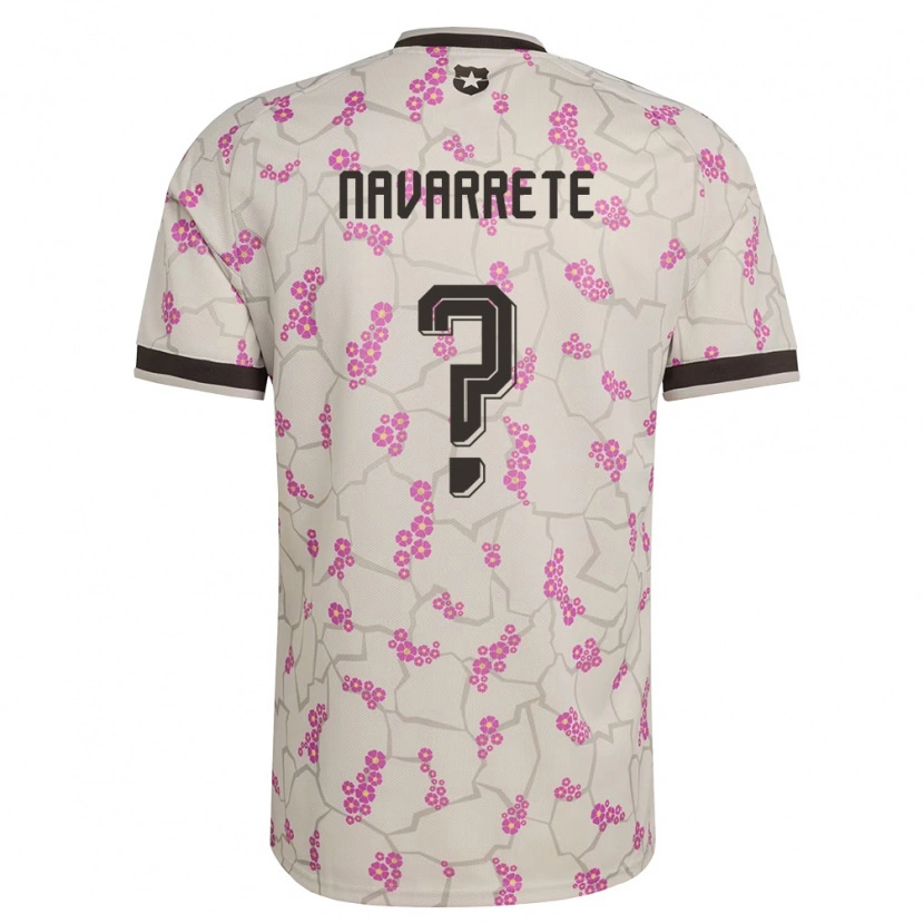 Danxen Niño Camiseta Chile Sebastián Navarrete #0 Blanco Púrpura 2ª Equipación 26-28 La Camisa México