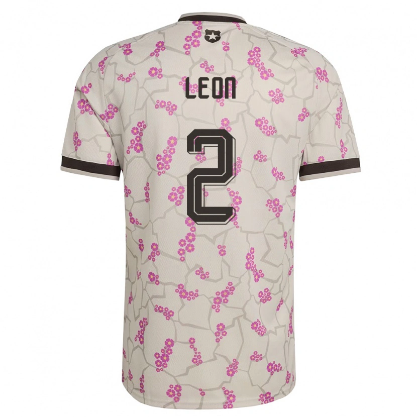 Danxen Niño Camiseta Chile Maicol León #2 Blanco Púrpura 2ª Equipación 26-28 La Camisa México