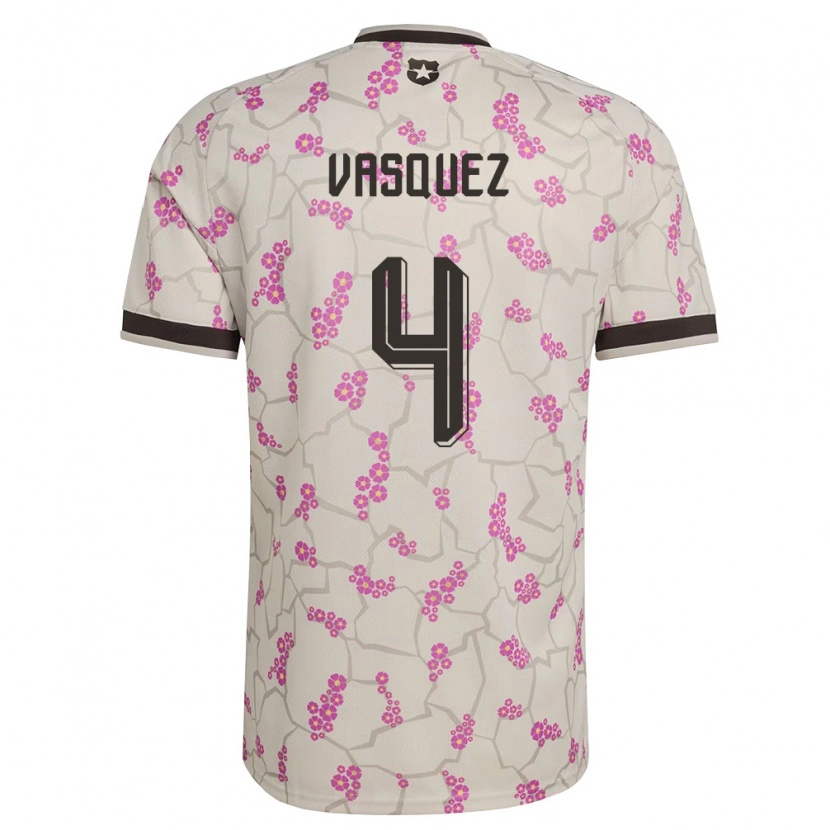 Danxen Niño Camiseta Chile Matías Vásquez #4 Blanco Púrpura 2ª Equipación 26-28 La Camisa México