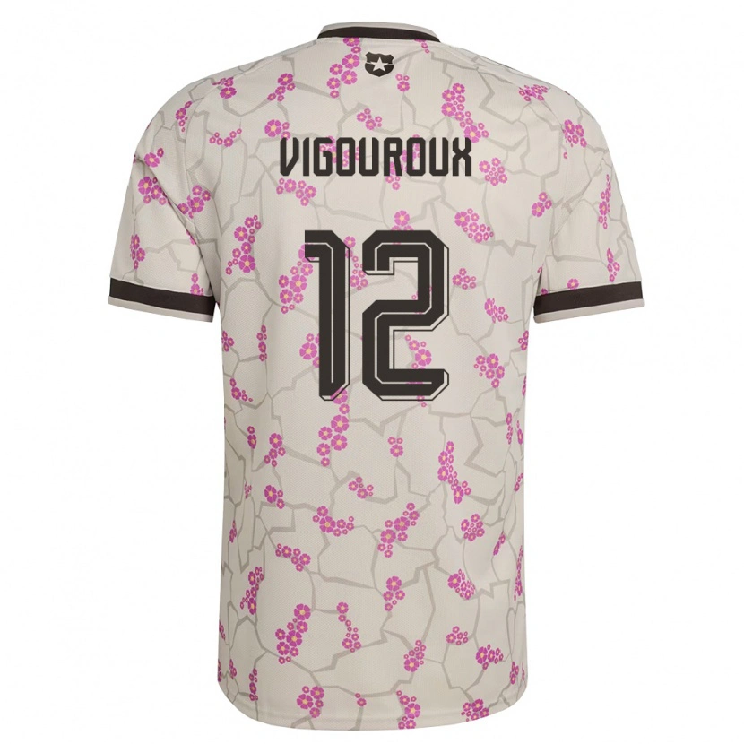 Danxen Niño Camiseta Chile Lawrence Vigouroux #12 Blanco Púrpura 2ª Equipación 26-28 La Camisa México