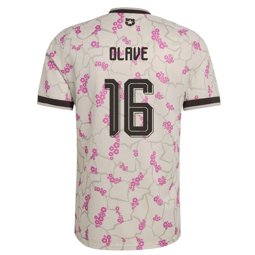 Danxen Niño Camiseta Chile Isidora Olave #16 Blanco Púrpura 2ª Equipación 26-28 La Camisa México