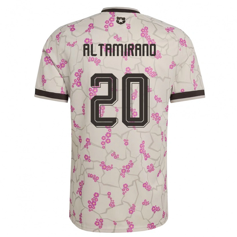 Danxen Niño Camiseta Chile Javier Altamirano #20 Blanco Púrpura 2ª Equipación 26-28 La Camisa México