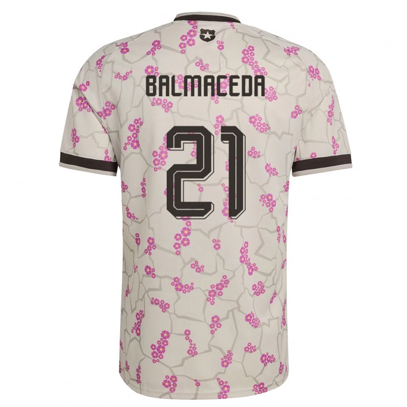 Danxen Niño Camiseta Chile Rosario Balmaceda #21 Blanco Púrpura 2ª Equipación 26-28 La Camisa México