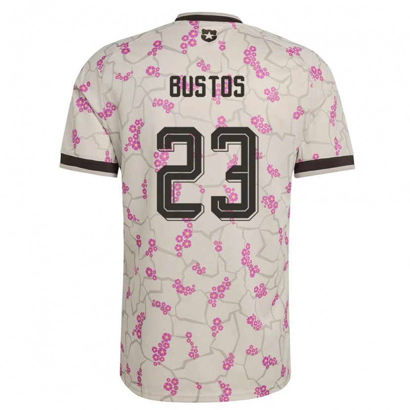 Danxen Niño Camiseta Chile Ignacia Bustos #23 Blanco Púrpura 2ª Equipación 26-28 La Camisa México