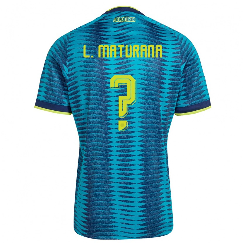 Danxen Niño Camiseta Colombia Luis Maturana #0 Azul Amarillo Marino 2ª Equipación 26-28 La Camisa México