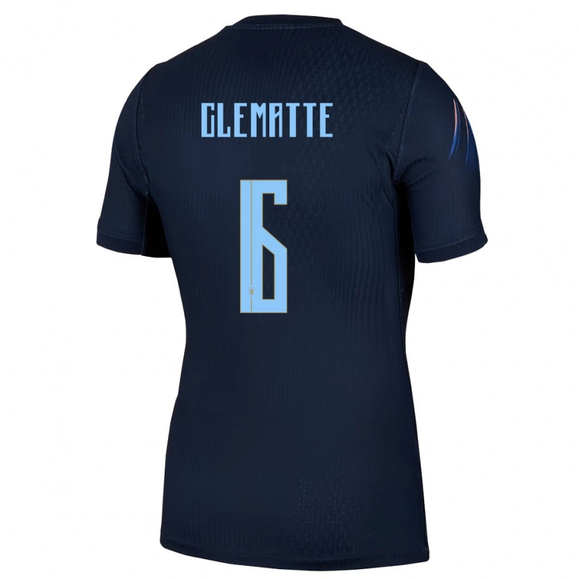 Danxen Niño Camiseta Uruguay Roman Clematte #6 Negro Azul 2ª Equipación 26-28 La Camisa México