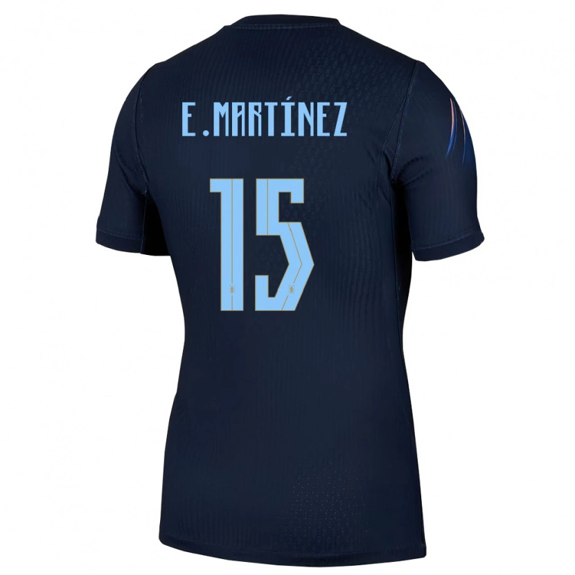 Danxen Niño Camiseta Uruguay Emiliano Martínez #15 Negro Azul 2ª Equipación 26-28 La Camisa México