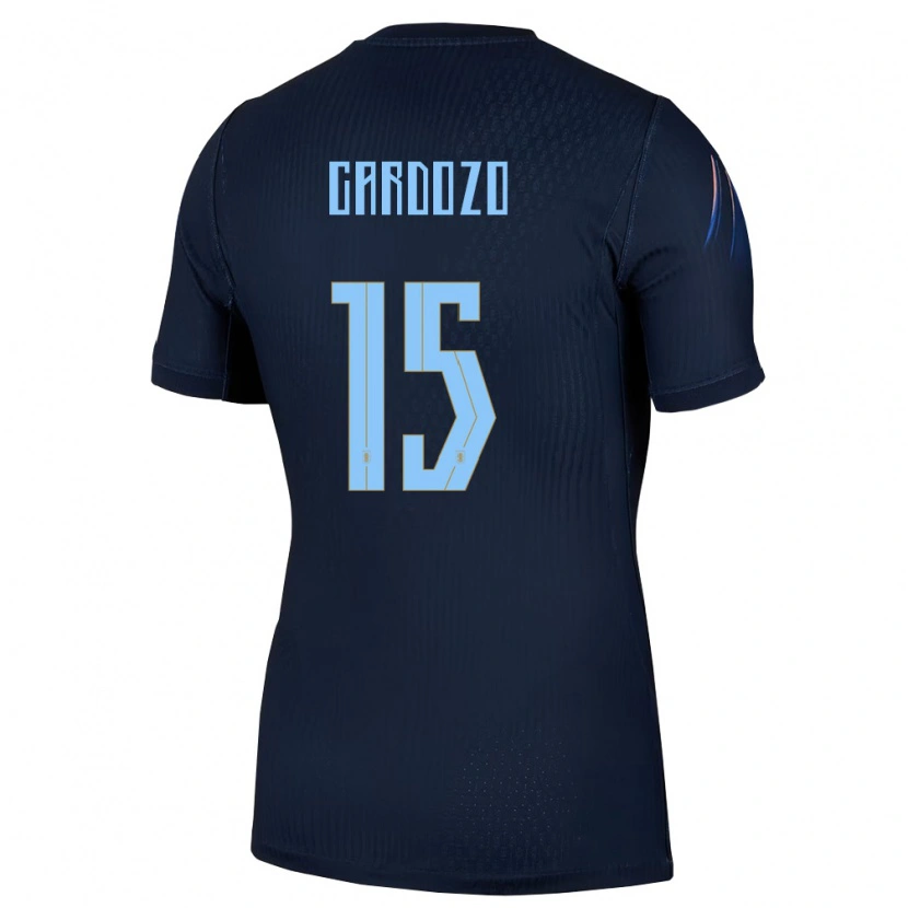 Danxen Niño Camiseta Uruguay Pablo Cardozo #15 Negro Azul 2ª Equipación 26-28 La Camisa México