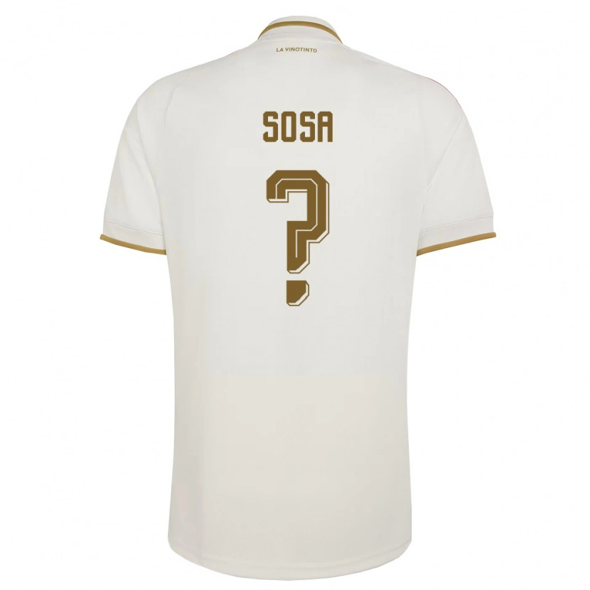 Danxen Niño Camiseta Venezuela Carlos Sosa #0 Marfil Amarillo 2ª Equipación 26-28 La Camisa México