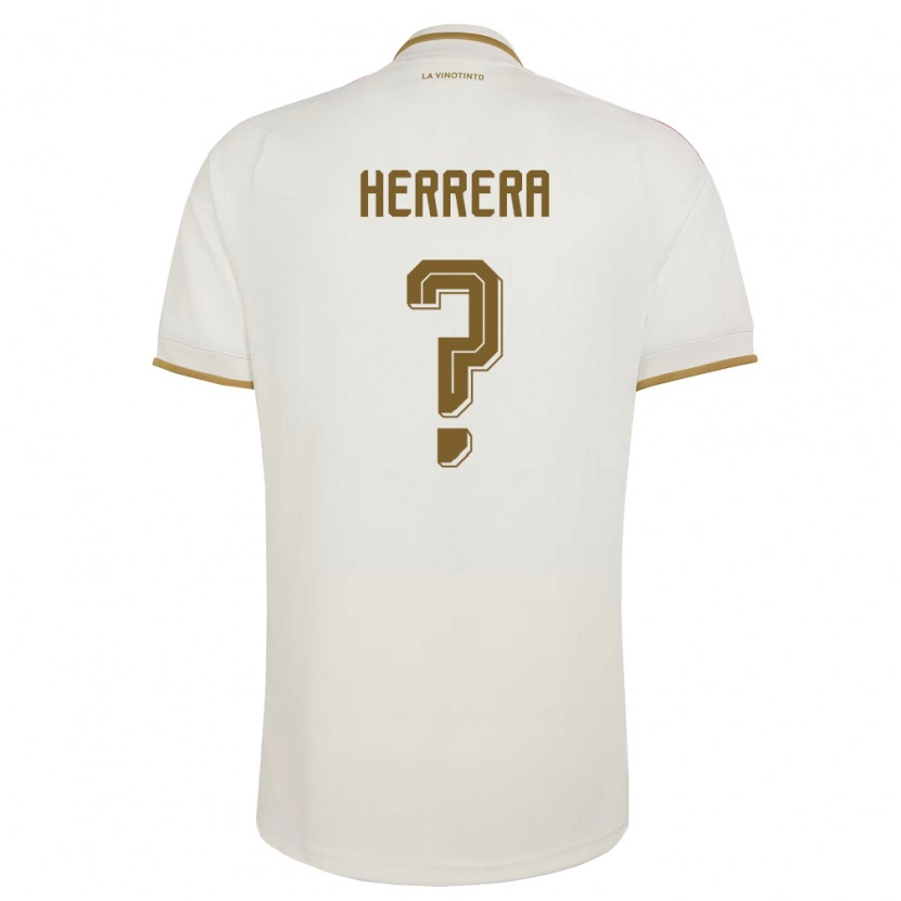 Danxen Niño Camiseta Venezuela Aytor Herrera #0 Marfil Amarillo 2ª Equipación 26-28 La Camisa México