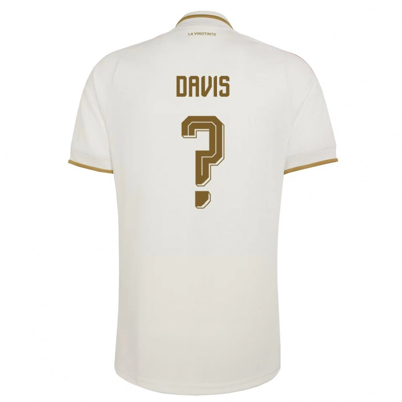Danxen Niño Camiseta Venezuela Román Davis #0 Marfil Amarillo 2ª Equipación 26-28 La Camisa México
