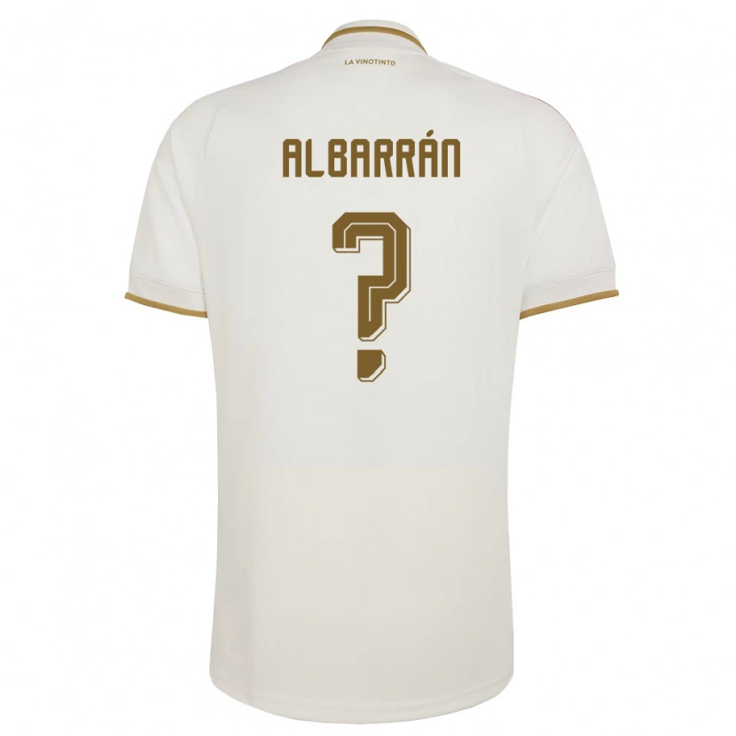 Danxen Niño Camiseta Venezuela Ender Albarrán #0 Marfil Amarillo 2ª Equipación 26-28 La Camisa México