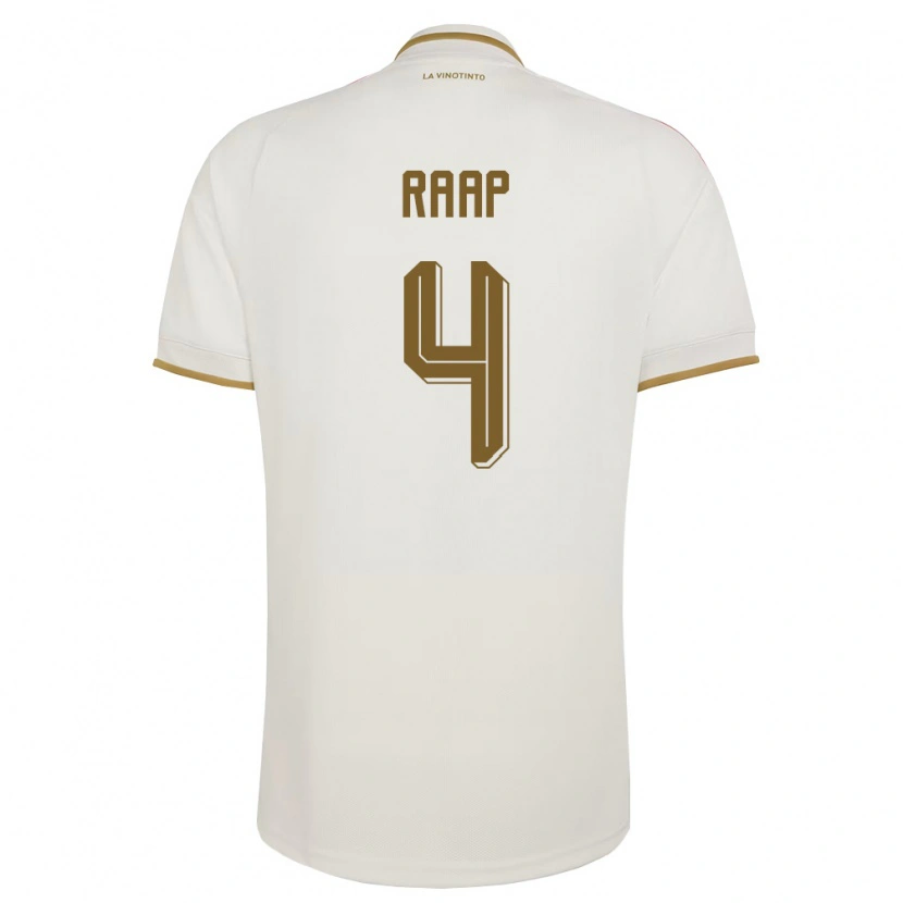 Danxen Niño Camiseta Venezuela Yiandro Raap #4 Marfil Amarillo 2ª Equipación 26-28 La Camisa México