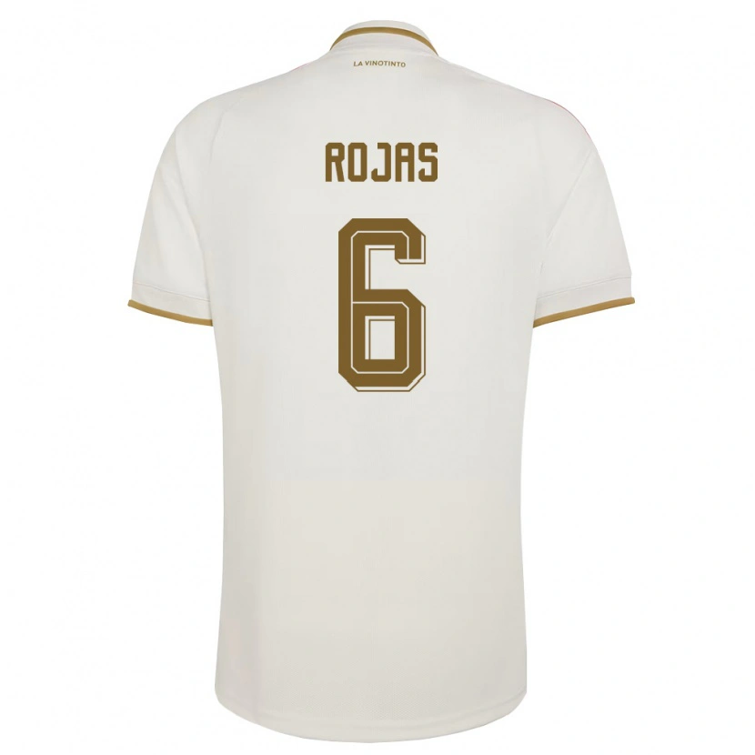 Danxen Niño Camiseta Venezuela Carlos Rojas #6 Marfil Amarillo 2ª Equipación 26-28 La Camisa México