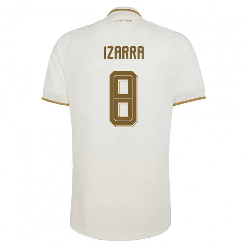 Danxen Niño Camiseta Venezuela Axel Izarra #8 Marfil Amarillo 2ª Equipación 26-28 La Camisa México