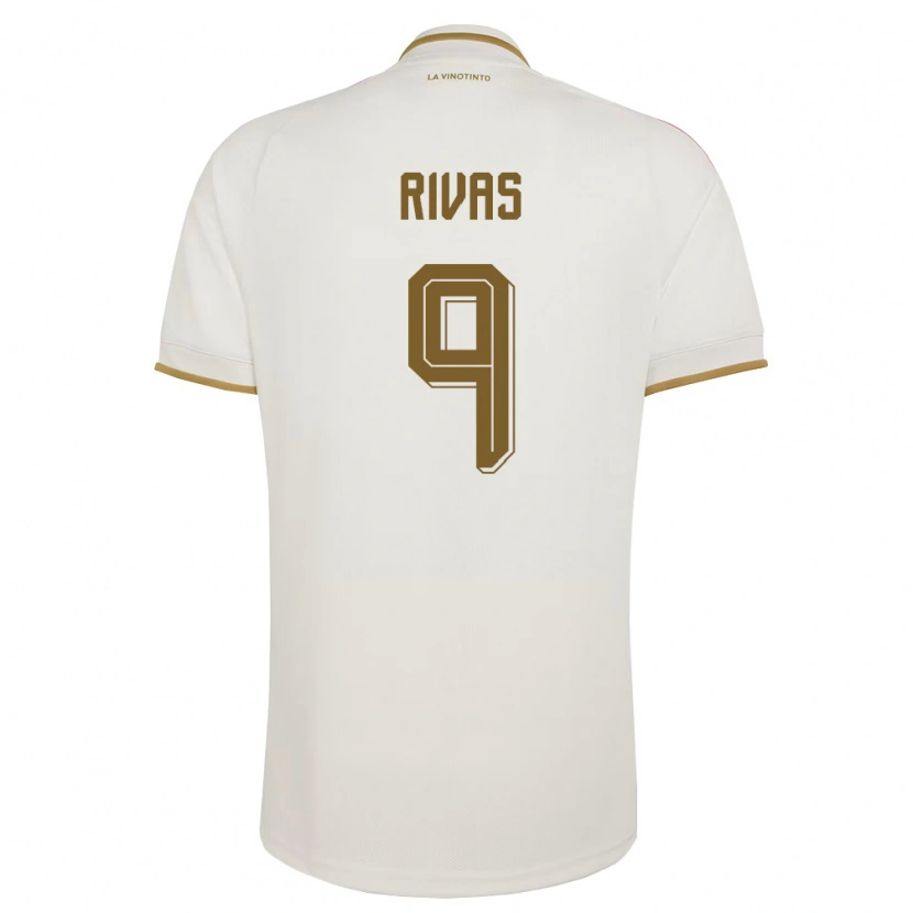 Danxen Niño Camiseta Venezuela Román Rivas #9 Marfil Amarillo 2ª Equipación 26-28 La Camisa México