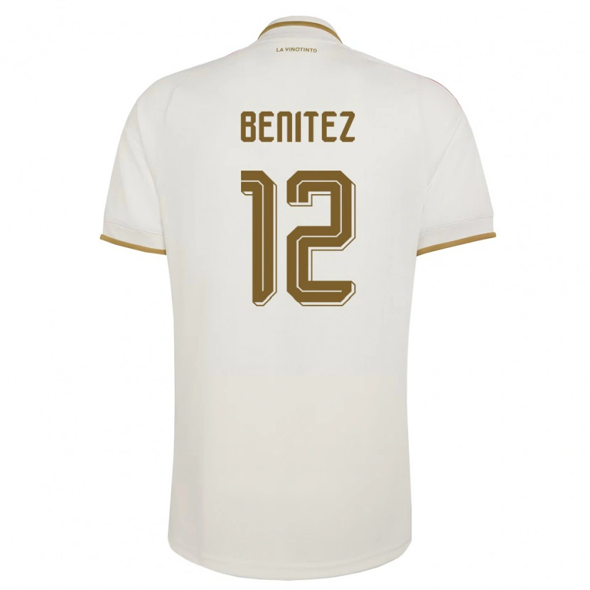 Danxen Niño Camiseta Venezuela Frankarlos Benítez #12 Marfil Amarillo 2ª Equipación 26-28 La Camisa México