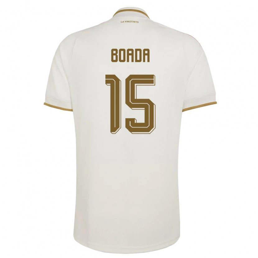 Danxen Niño Camiseta Venezuela Alessandro Boada #15 Marfil Amarillo 2ª Equipación 26-28 La Camisa México