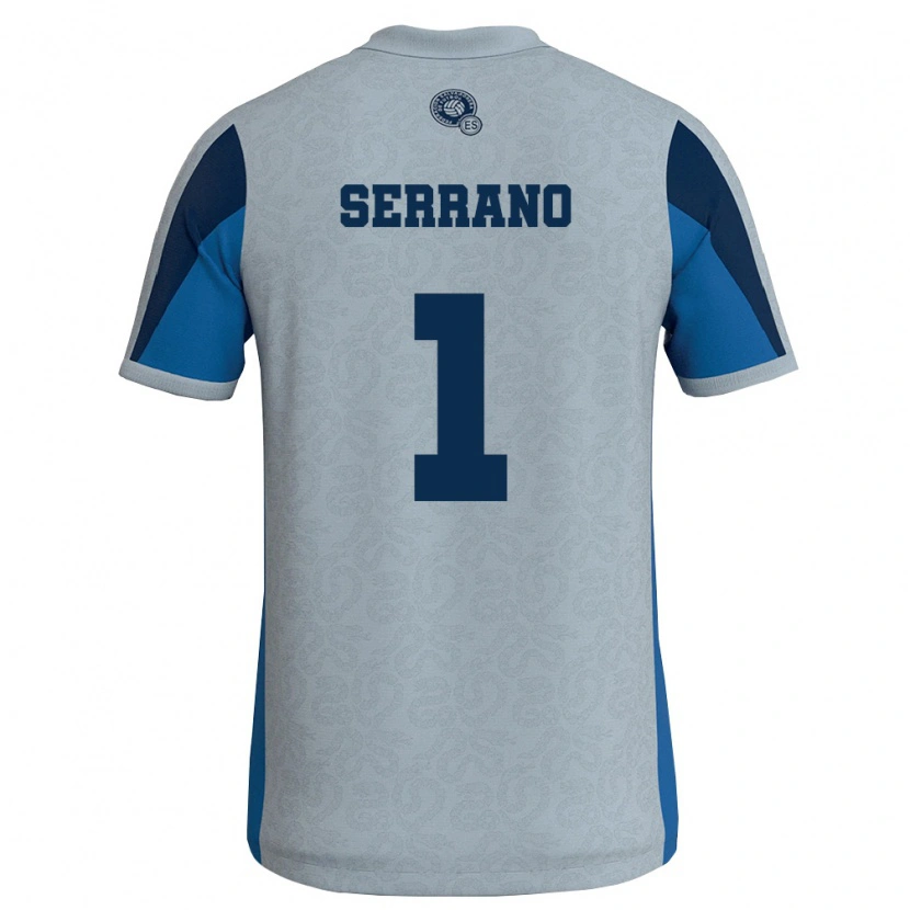 Danxen Niño Camiseta El Salvador Idalia Serrano #1 Blanco Azul Cielo 2ª Equipación 26-28 La Camisa México