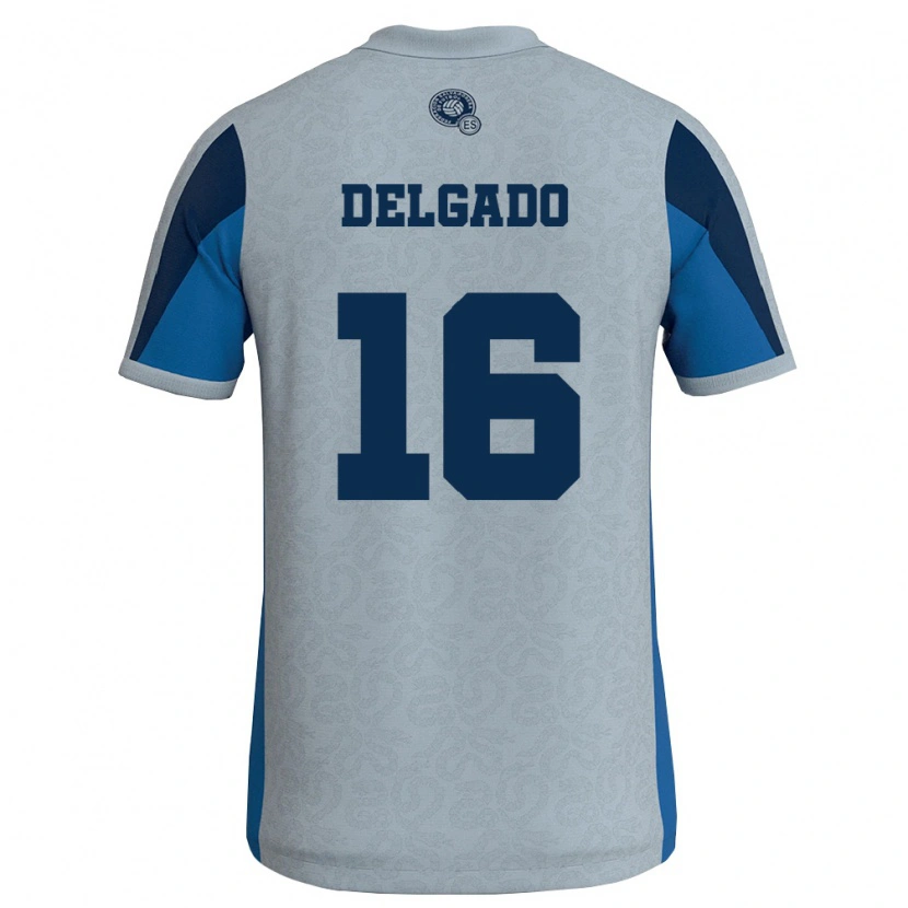 Danxen Niño Camiseta El Salvador Vasthy Delgado #16 Blanco Azul Cielo 2ª Equipación 26-28 La Camisa México
