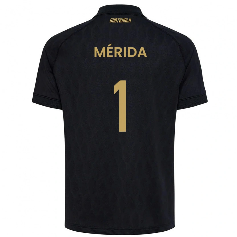 Danxen Niño Camiseta Guatemala Nicolás Mérida #1 Negro Azul Cielo Blanco 2ª Equipación 26-28 La Camisa México