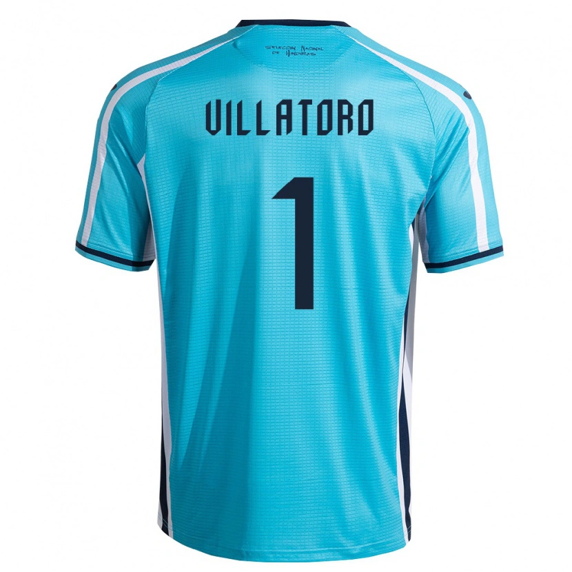 Danxen Niño Camiseta Honduras Raúl Villatoro #1 Azul Cielo Marino 2ª Equipación 26-28 La Camisa México