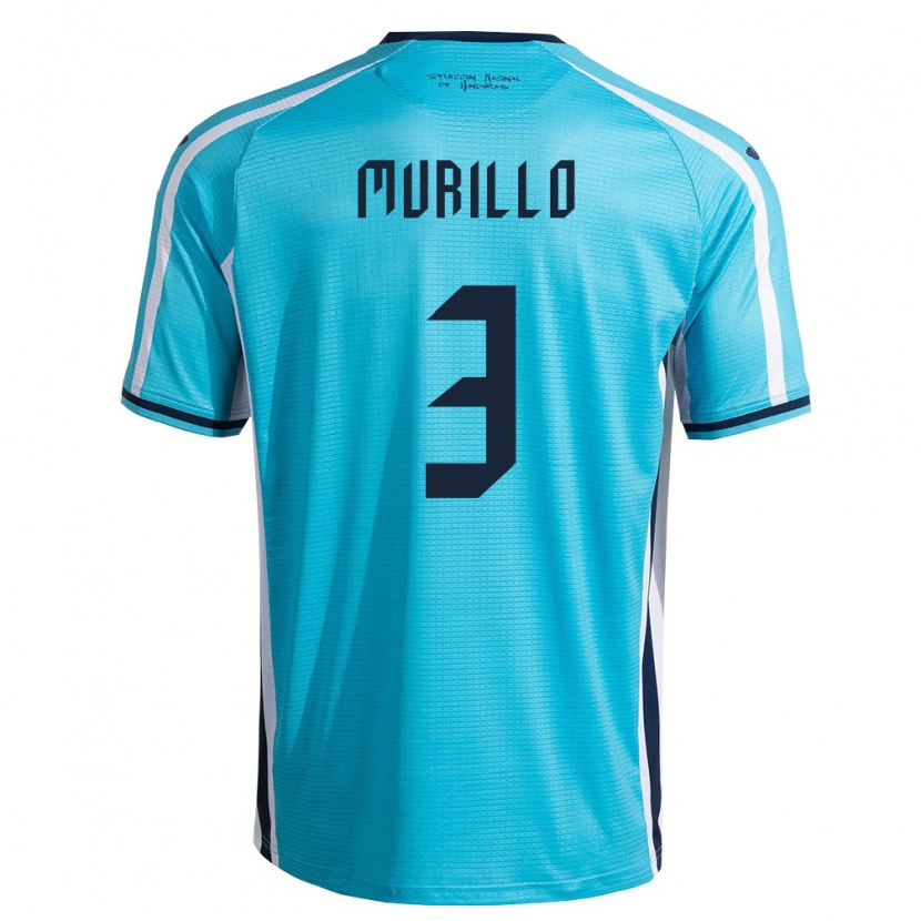 Danxen Niño Camiseta Honduras Bárbara Murillo #3 Azul Cielo Marino 2ª Equipación 26-28 La Camisa México