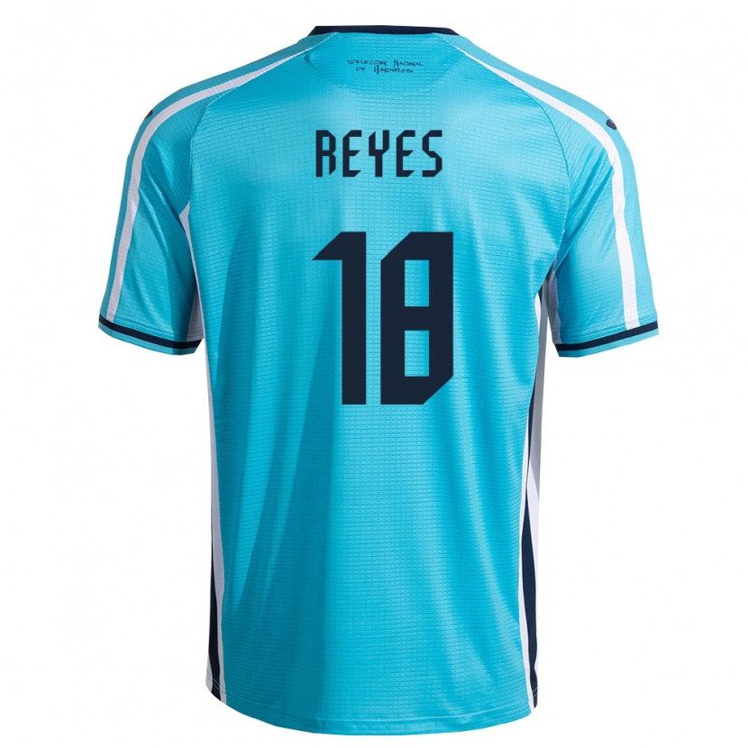 Danxen Niño Camiseta Honduras Heiner Reyes #18 Azul Cielo Marino 2ª Equipación 26-28 La Camisa México