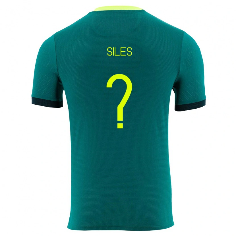 Danxen Hombre Camiseta Bolivia Ivana Siles #0 Verde Amarillo Negro 1ª Equipación 26-28 La Camisa México