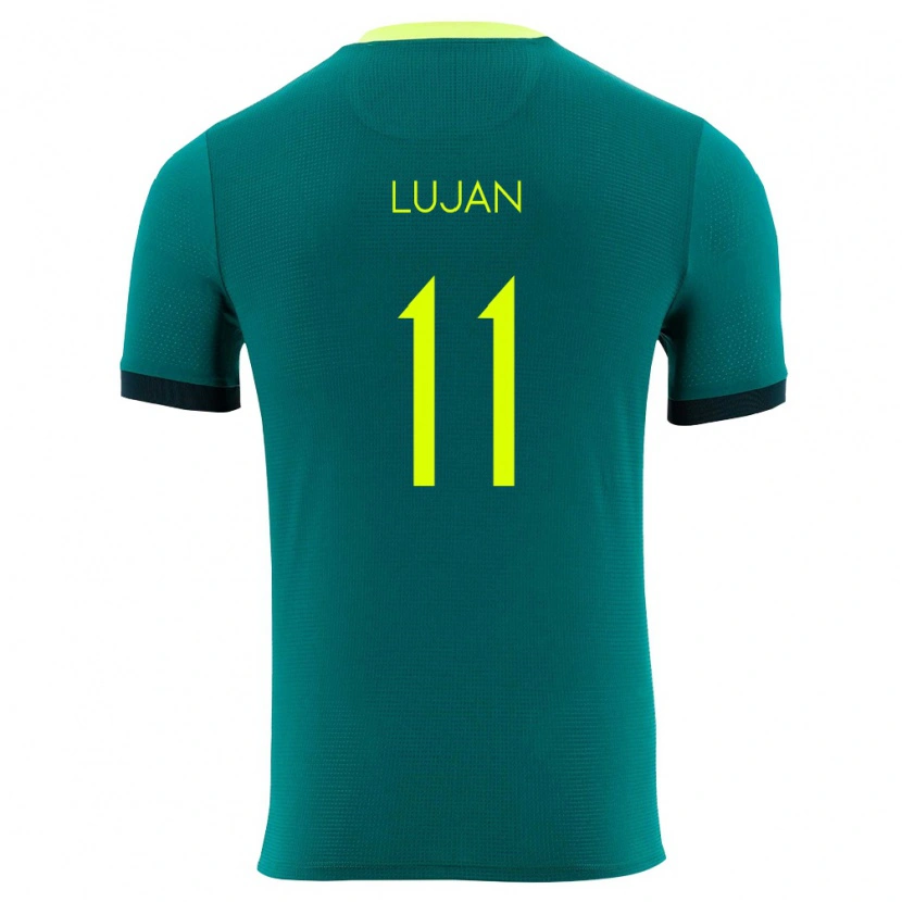 Danxen Hombre Camiseta Bolivia Pablo Luján #11 Verde Amarillo Negro 1ª Equipación 26-28 La Camisa México