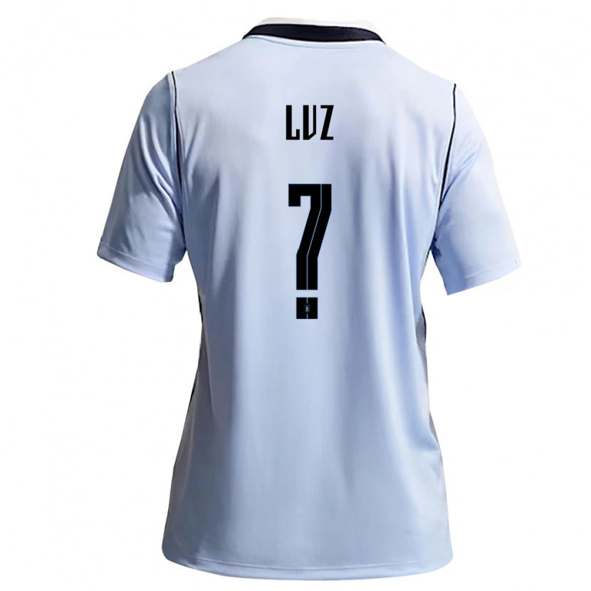 Danxen Hombre Camiseta Uruguay Anderson Luz #0 Azul Cielo Blanco 1ª Equipación 26-28 La Camisa México