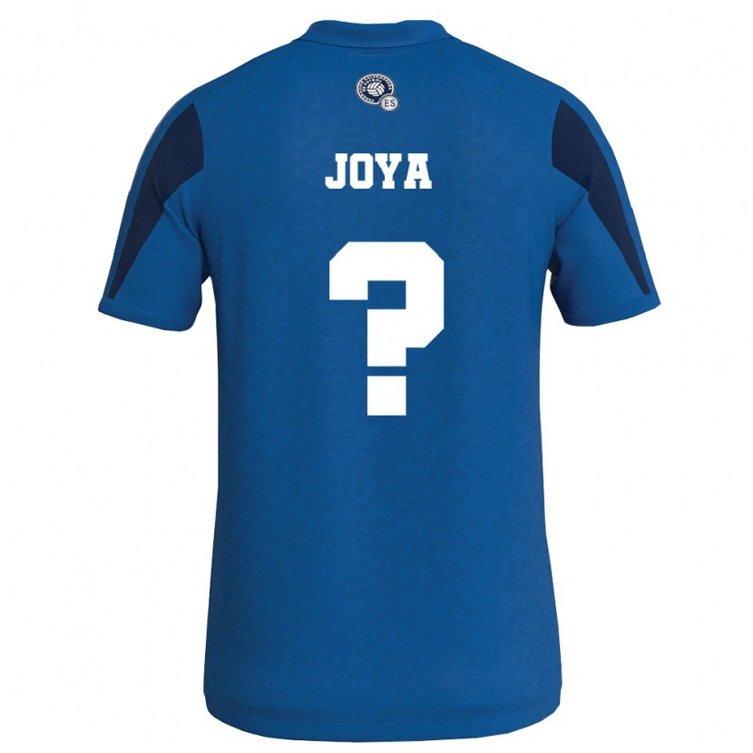 Danxen Hombre Camiseta El Salvador Marlon Joya #0 Azul Marino 1ª Equipación 26-28 La Camisa México