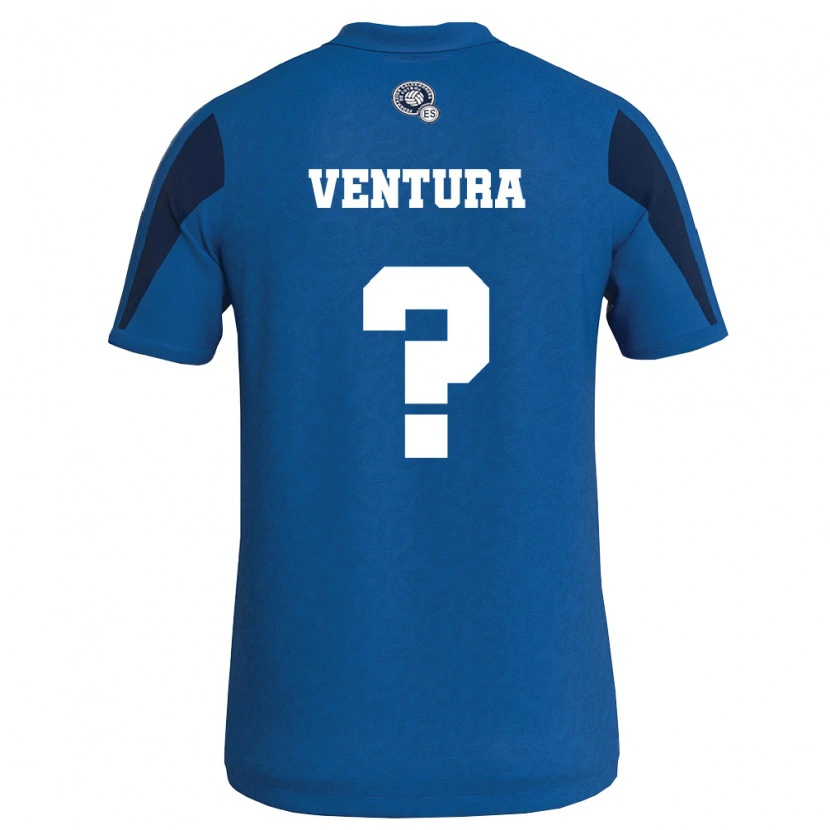 Danxen Hombre Camiseta El Salvador Michael Ventura #0 Azul Marino 1ª Equipación 26-28 La Camisa México