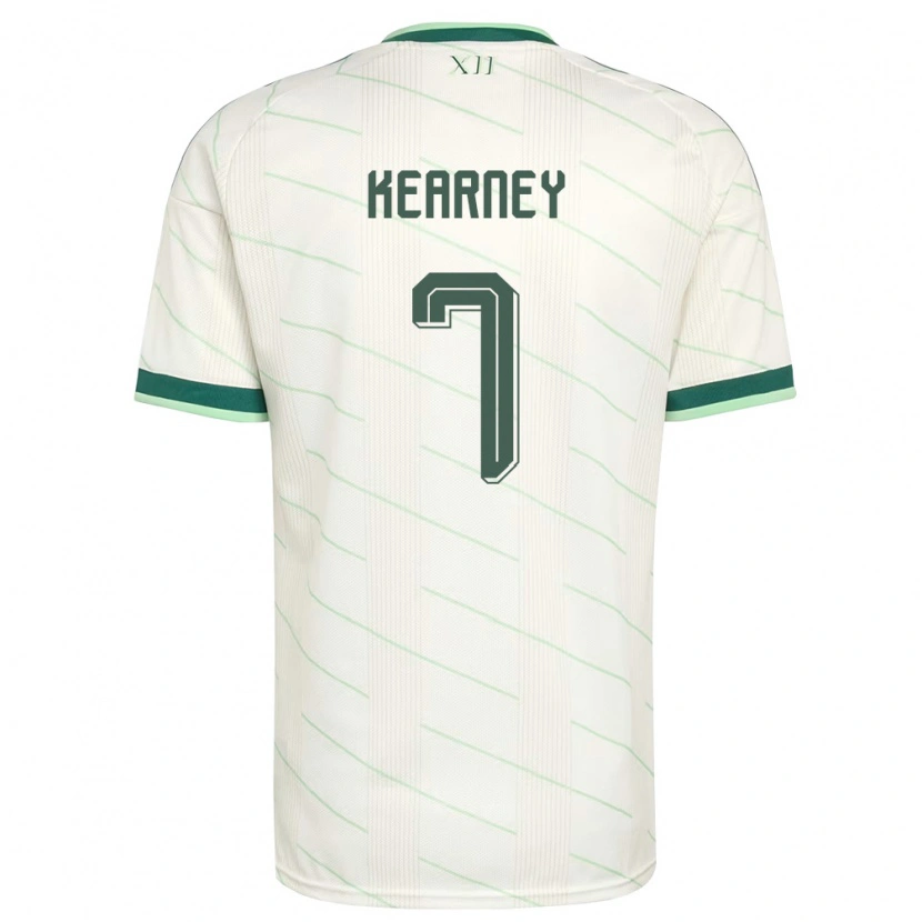 Danxen Hombre Camiseta Irlanda Del Norte Shea Kearney #7 Blanco Verde 2ª Equipación 26-28 La Camisa México