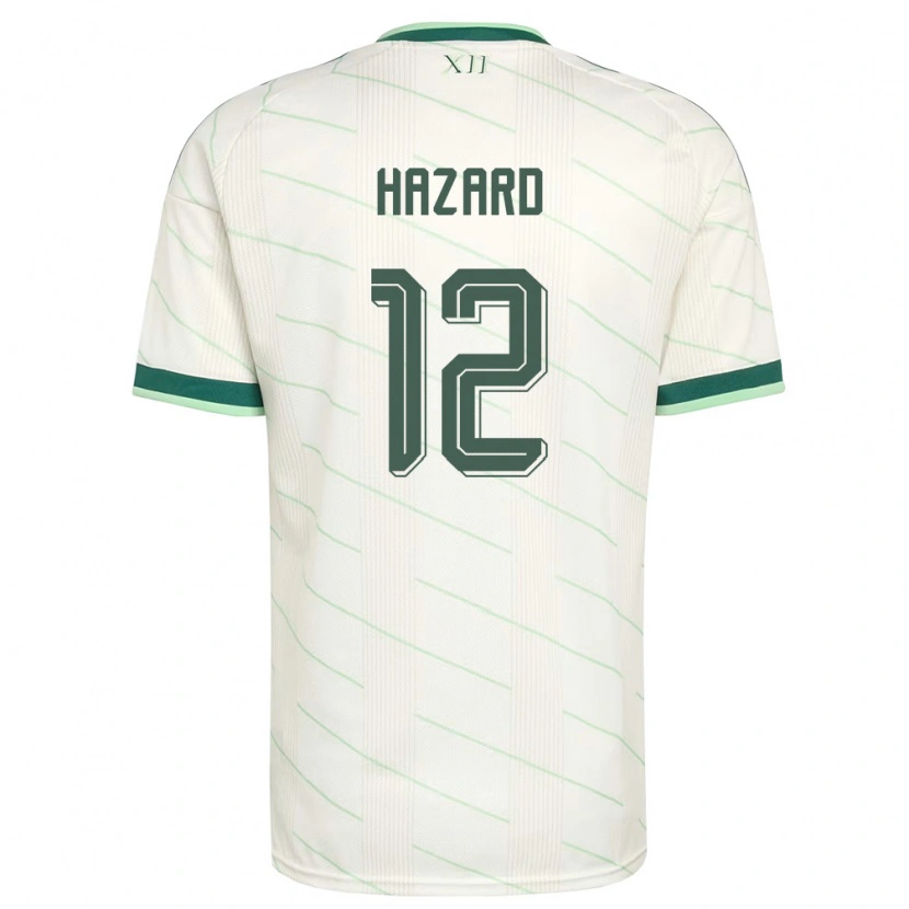 Danxen Hombre Camiseta Irlanda Del Norte Conor Hazard #12 Blanco Verde 2ª Equipación 26-28 La Camisa México