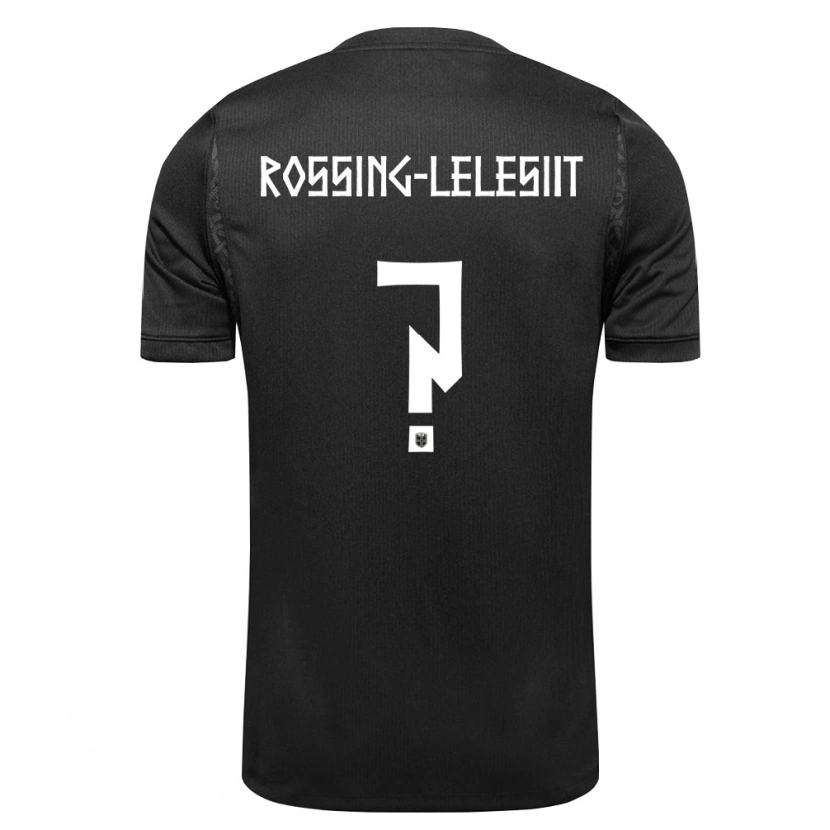 Danxen Hombre Camiseta Noruega Alexander Røssing-Lelesiit #0 Negro 2ª Equipación 26-28 La Camisa México